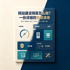 金秀建站-网站建设预算怎么做?一份详细的费用清单