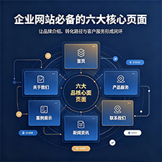 来宾建站-企业网站必备的六大核心页面
